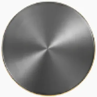 Gun metal PVD coating finish swatch