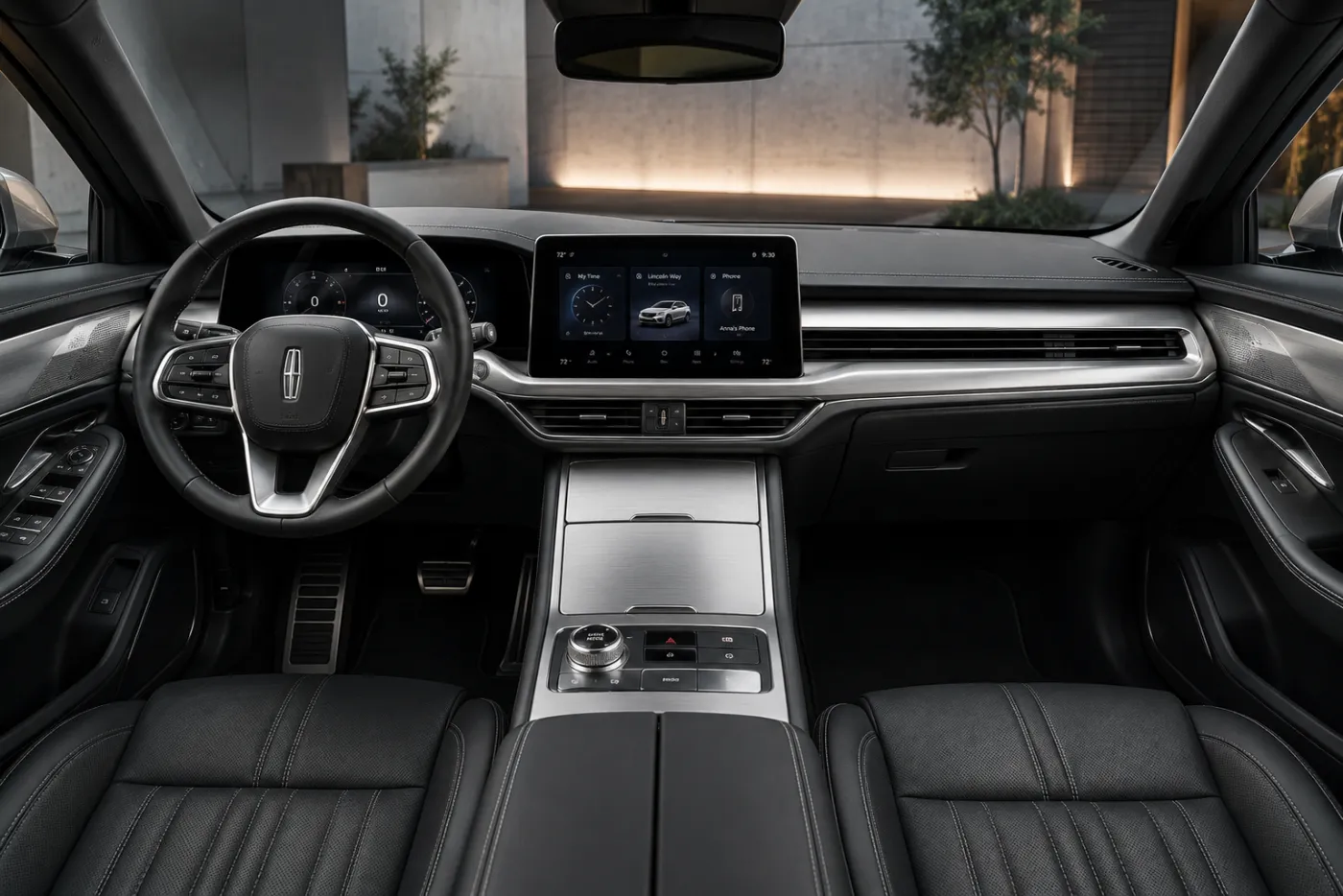 Car interior trim in a nickel PVD finish