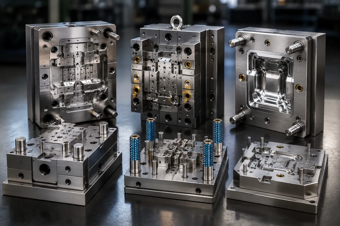 PVD-coated mould and die assemblies
